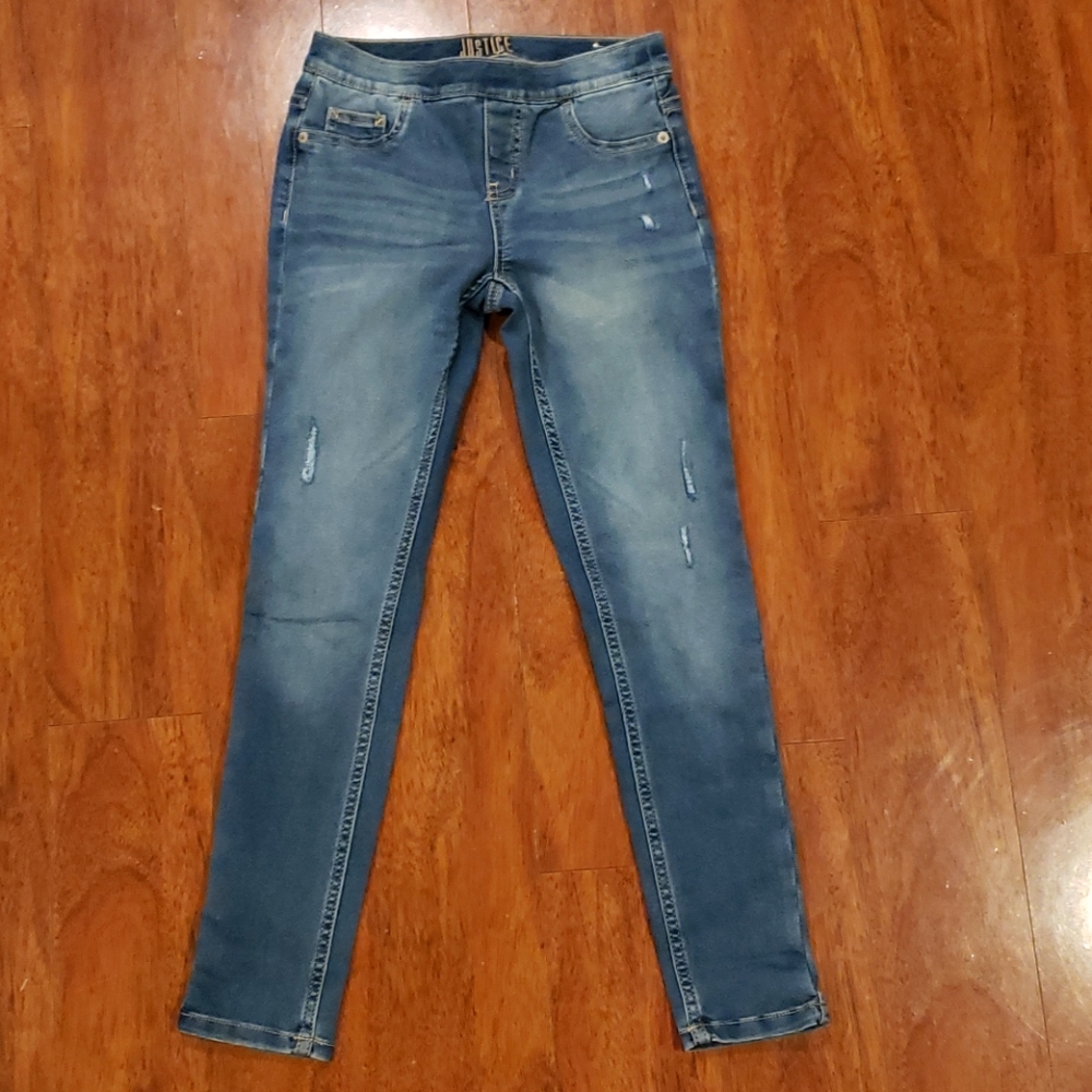 BNWT Justice jean legging